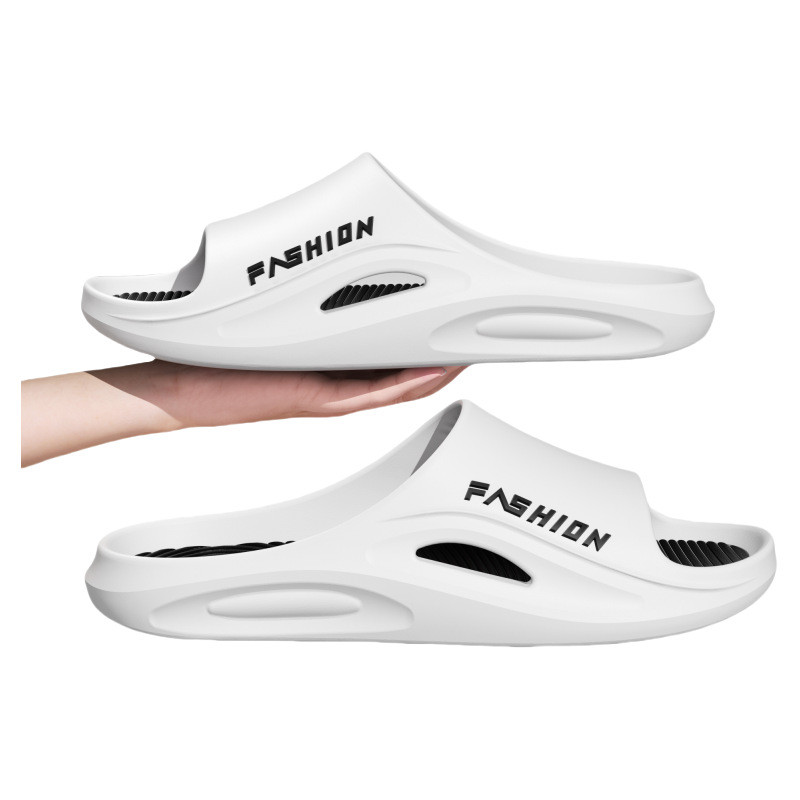 รองเท้าแตะ PVC สําหรับผู้ชาย Minimalist Matte Non-slip รองเท้าแตะลําลองฤดูร้อน