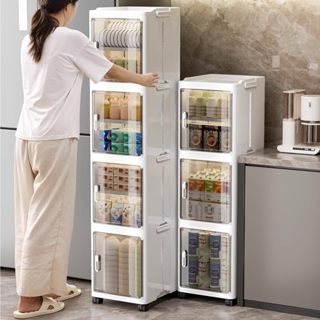 DERALE ตู้เก็บของ ตู้ลิ้นชักพลาสติก ตู้เก็บของอเนกประสงค์ 1-…