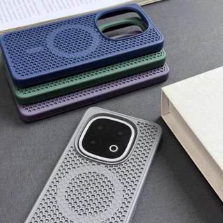 เคสโทรศัพท์สําหรับ VIVO IQOO 15 13 12 Z9 Z10 Turbo Pro/Plus Neo 10 Pro 11 ปลอกแม่เหล็กรูกระจายความร้อน Frosted Anti Fall และ Anti Stain Cover