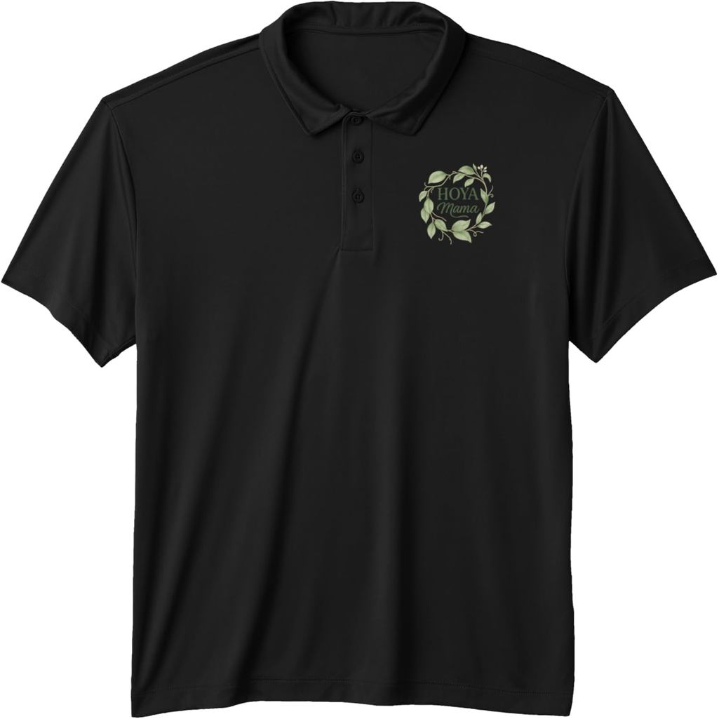 เสื้อโปโล Hoya MOM Botanical Hoya Carnosa Plant Design Hoya Mama Performance