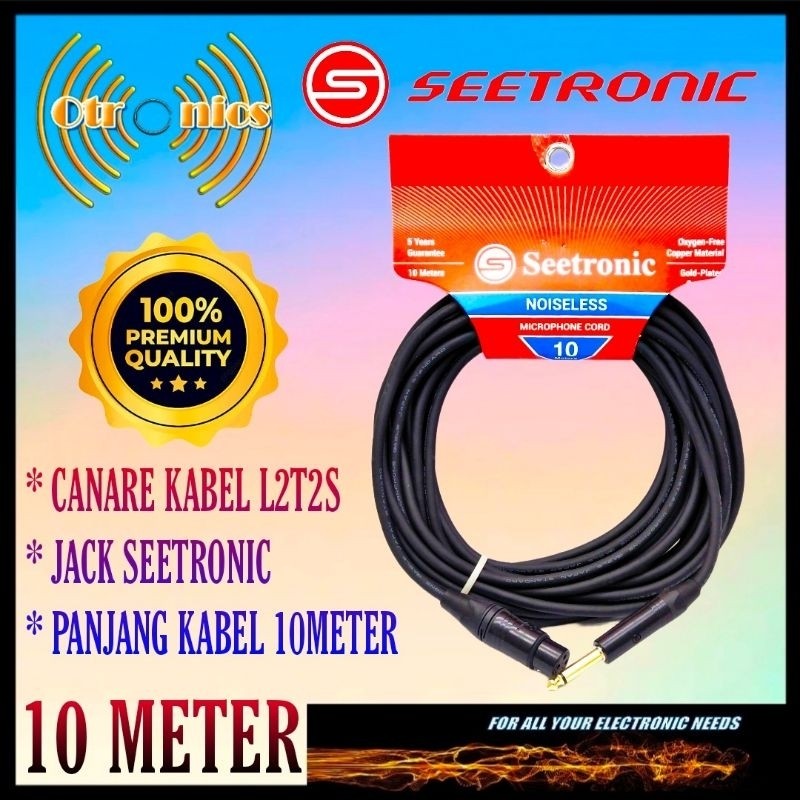 สายไมโครโฟน Seetronic L2T2S สายไมโครโฟน L2T2S 10METER