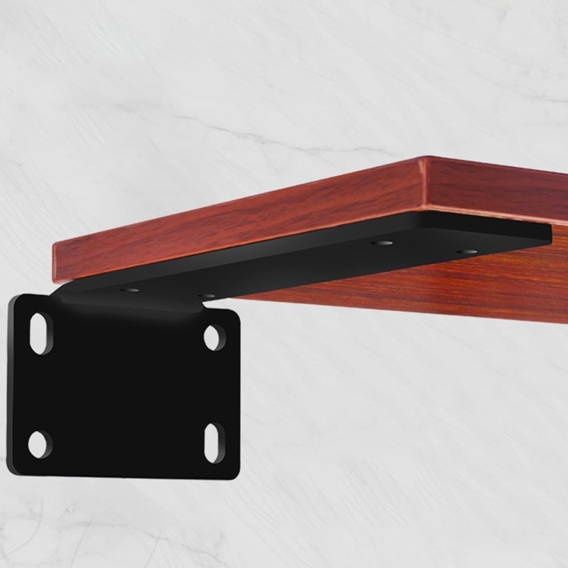 QJ Rusts Proof Metal Wall Mount Brackets อเนกประสงค์ T Shape Brackets สําหรับห้องครัว