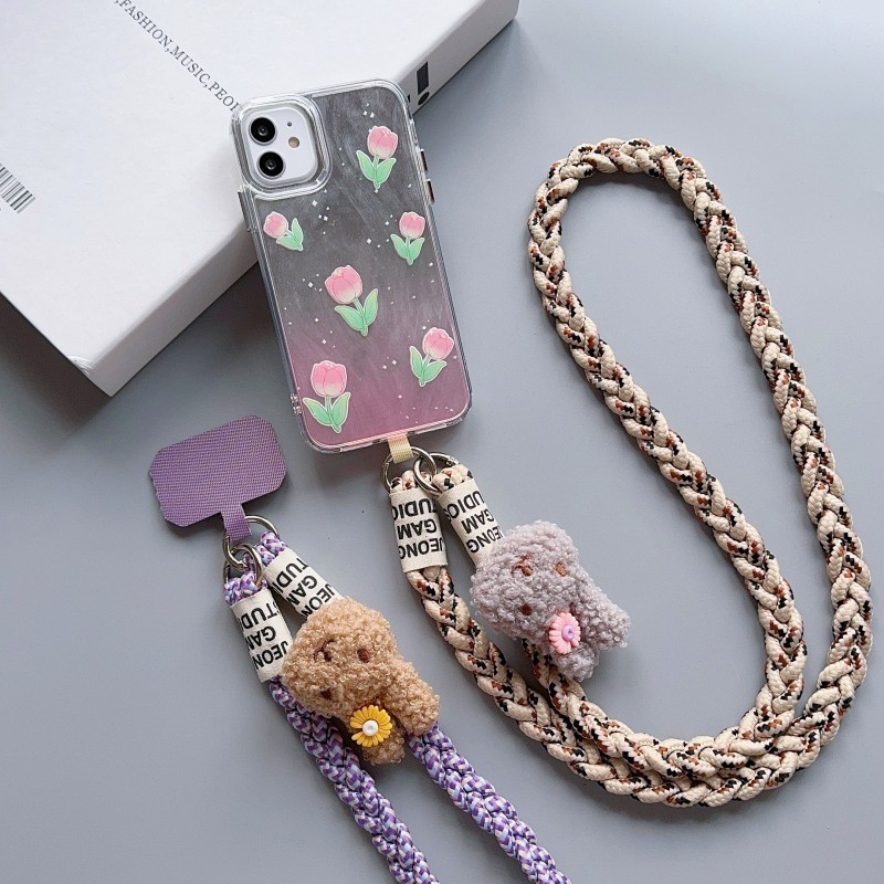 PHONE STRAP HP rabbit DOLL STRAP MN-2237 Universal Lanyard HP STRAP Can Cross body sling Rabbit Moti