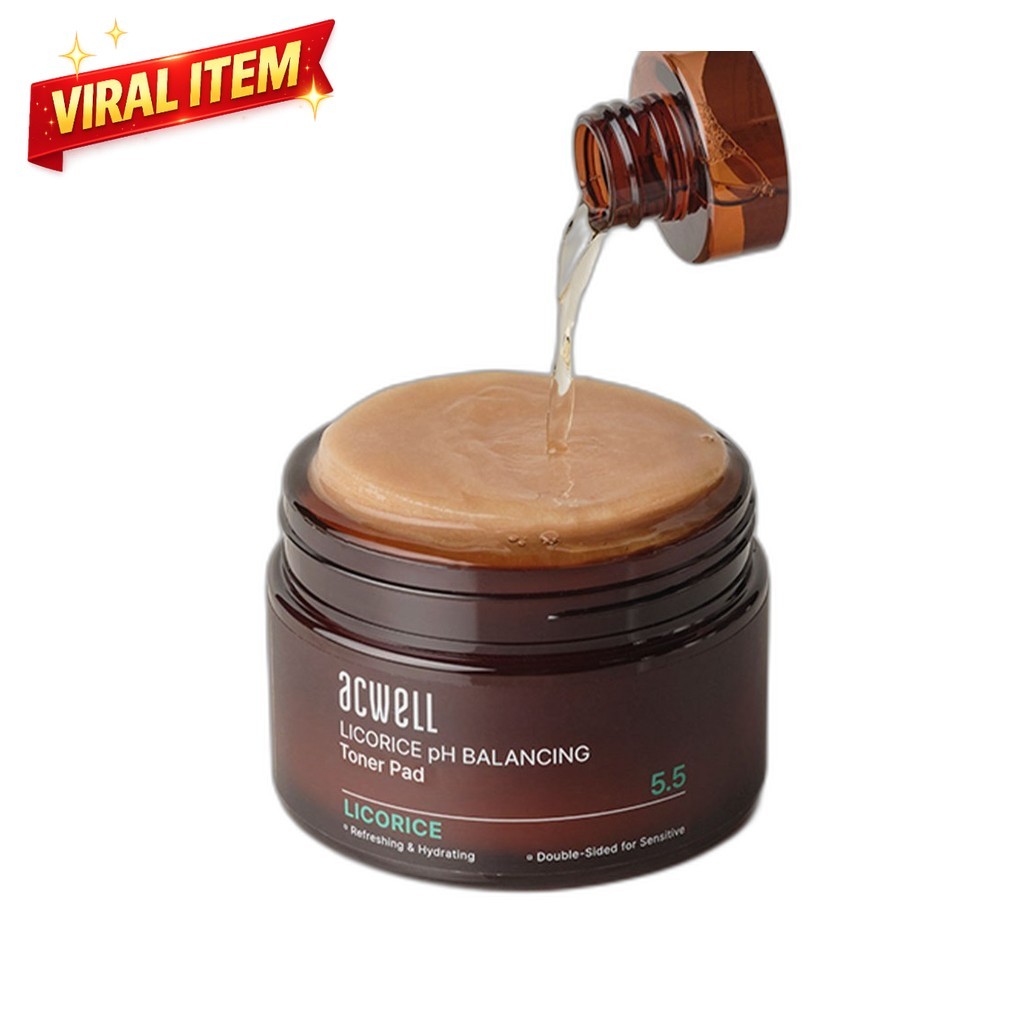 [acwell] Licorice pH Balancing Toner Pad, 160ml / 70 แผ่น, 1pc / Korean Toner Pad / pH Balancing byS