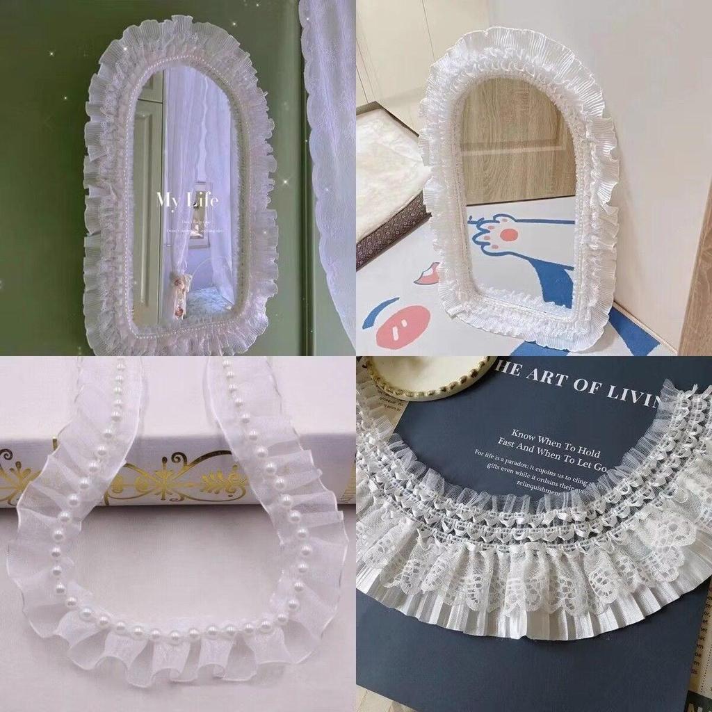 镜子diy 全身镜子diy เยื่อกระดาษ镜子边装饰 全身镜装饰 ด้านบนกรอบ丝珠กระจกการเปลี่ยนแปลง DIY ร่างกายกระจกวัสดุ DIY202603