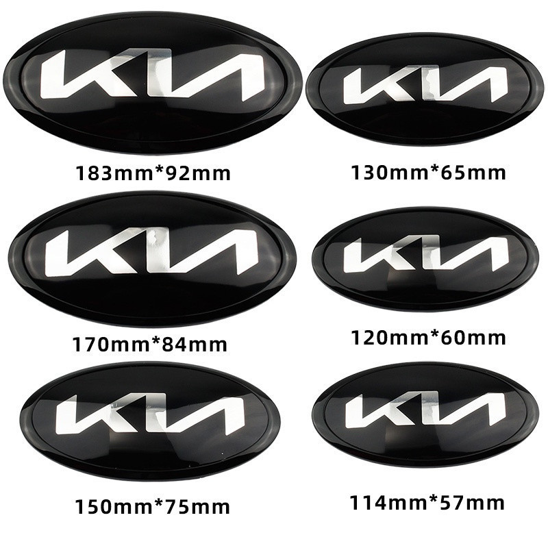 ใหม่ KIA KN ด้านหน้ากระจังหน้าสัญลักษณ์ด้านหลังโลโก้ Hood badge สําหรับ Kia Sorento Sportage R Carnival K5 Carens Forte Picanto Morning RIO sticke