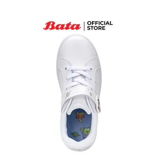 Bata บาจา รองเท้านักเรียนพละ ลาย Toystory สำหรับเด็กผู้ชาย รุ่น TOYSTORY_G126 สีขาว 3411201