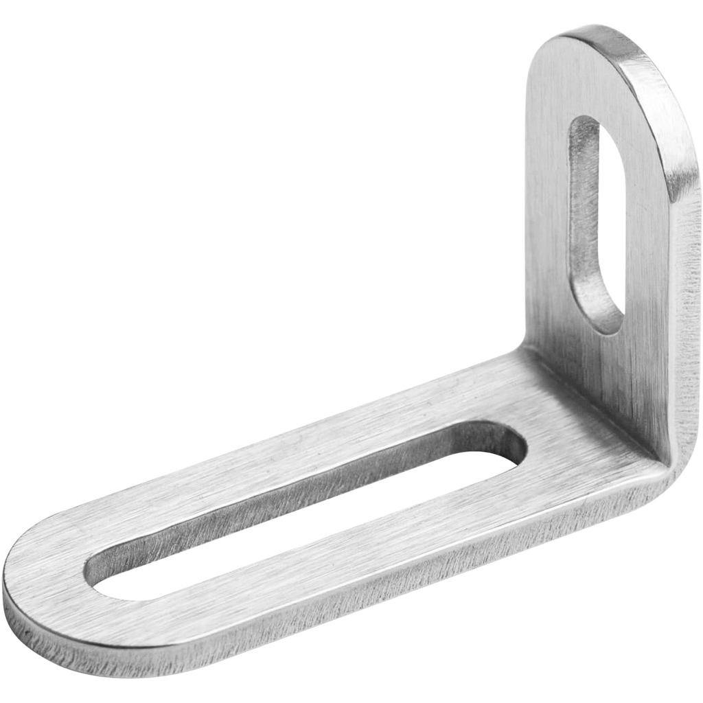 20 ชิ้น 1-7/8"L x 3/4" W x 1-1/8"H Slotted Corner Brace, Adjustable L Angle Bracket, 1/8" หนา