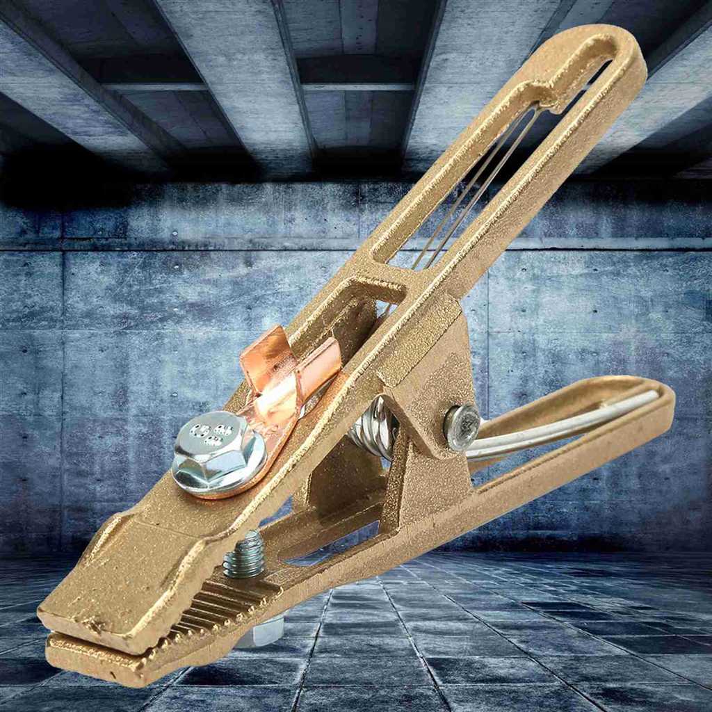 [CAK] 260/300/500A วัสดุทองเหลือง A Shape Ground Welding Earth Clamp สําหรับเครื่องเชื่อม (260A)