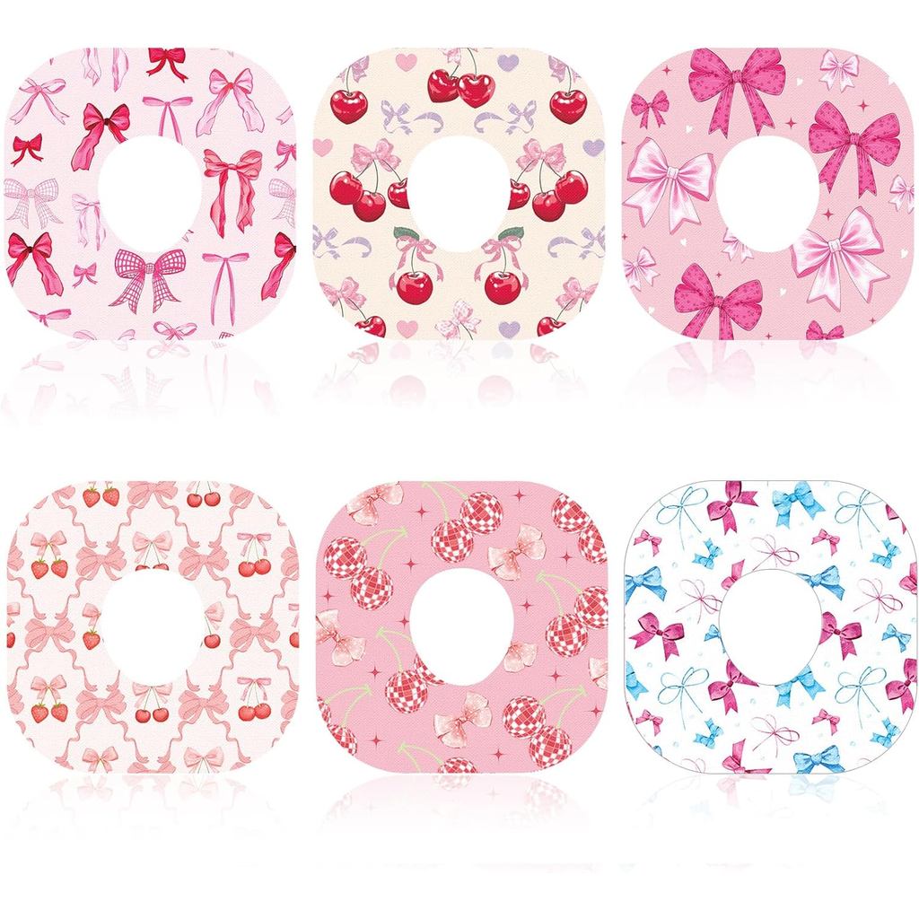 Geiserailie 36 ชิ้น กาวแพทช์กันน้ำสำหรับ Dexcom G7 พร้อมรูสำหรับเซ็นเซอร์ ป้องกันเหงื่อกันน้ำ Breath