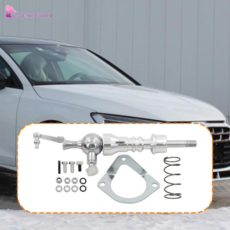 [Menolana] ติดตั้งง่ายสั้น Shifter Silver Aluminium Alloy อะไหล่สําหรับการบํารุงรักษารถยนต์สําหรับ V