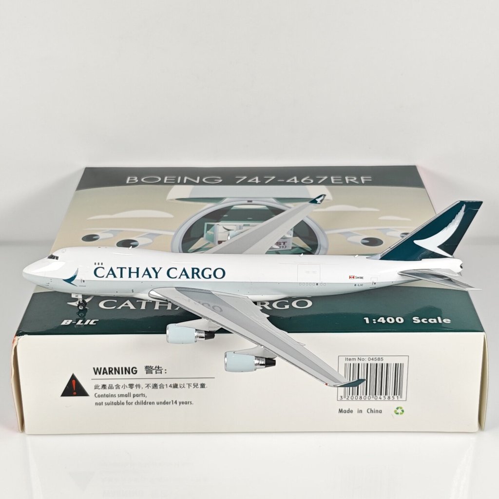 Phoenix 04585 1: 400 Cathay Pacific Aircraft B747-400 B-LIC เครื่องบินรุ่น