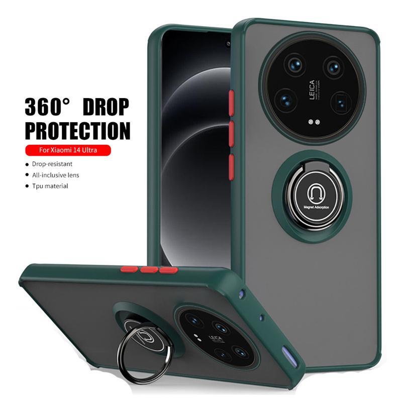 เหมาะสําหรับ Xiaomi mi 15 14 13 Ultra Pro ผู้ถือแหวนแม่เหล็ก Drop-proof เคสโทรศัพท์สําหรับ 13T 12T 1