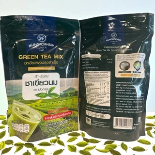 ชาเขียว ตรามังกรบิน Green tea mix 200กรัม