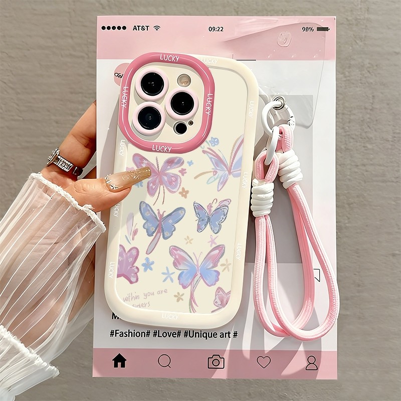Case+สร้อยข้อมือ Infinix Smart Hot Note 9 8 7 6 5 11 10 40i 40 50i 50 30 40 30i Play Pro Plus 5G Cas
