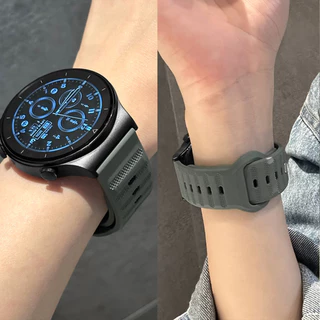 สายรัดกีฬาซิลิโคนขนาด 20 มม. 22 มม. for Samsung Galaxy Watch FE 7 6 5 4 40มม. 44มม./Huawei/Amazfit/Garmin/Xiaomi