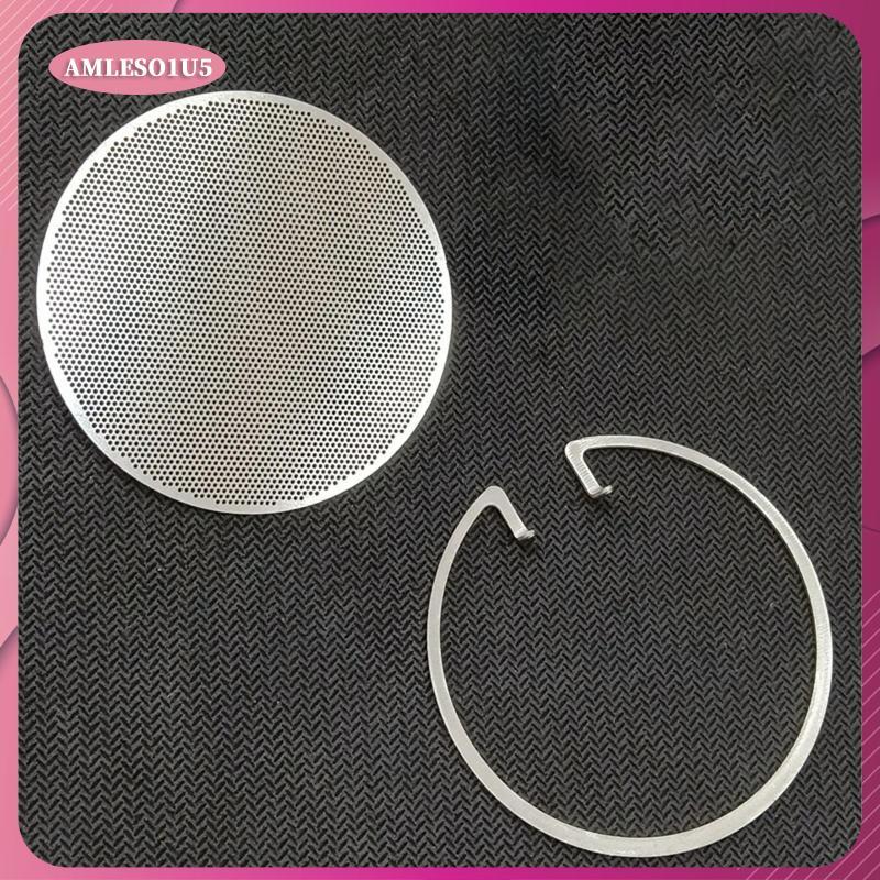 [amleso1u5] Bottomless Portafilter Filter Screen Stainless Steel Reusable Coffee Filter 58.5mm