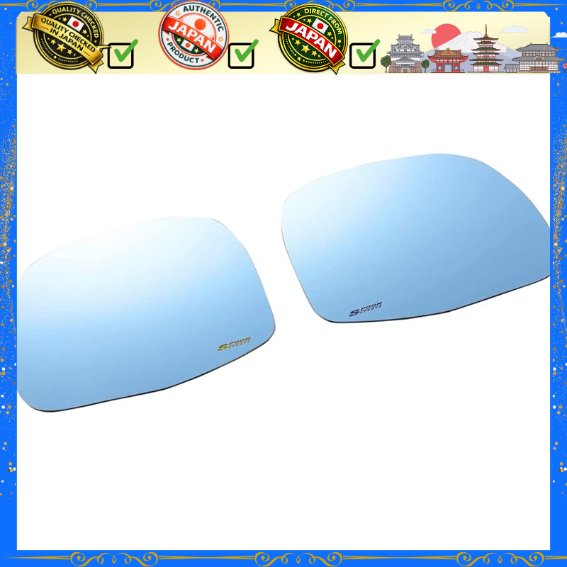 SPOON SPORTS Blue Wide Door Mirror for Honda N-ONE JG1/2/3/4, part number 76203-JG3-030.