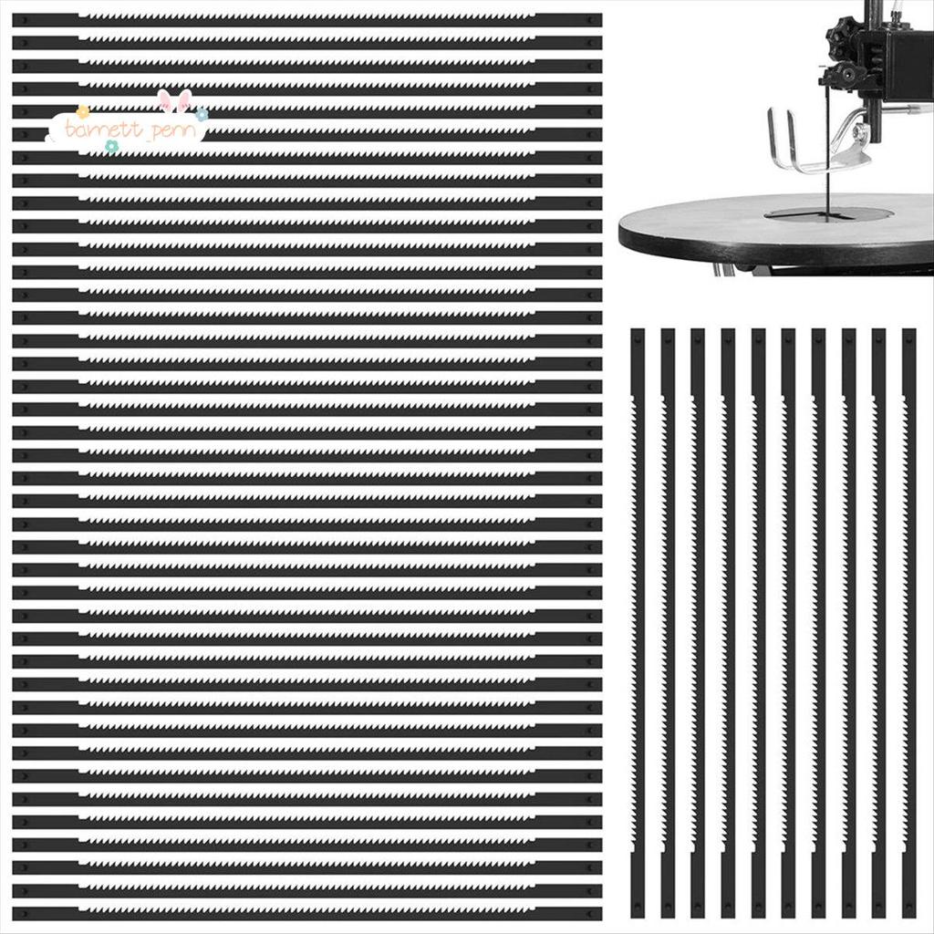 45 ชิ้น 5 นิ้ว Pin End Scroll Saw Blade, 18TPI Scroll Saw Blade Pin End สําหรับ 3921/3922 SK5, สําหร