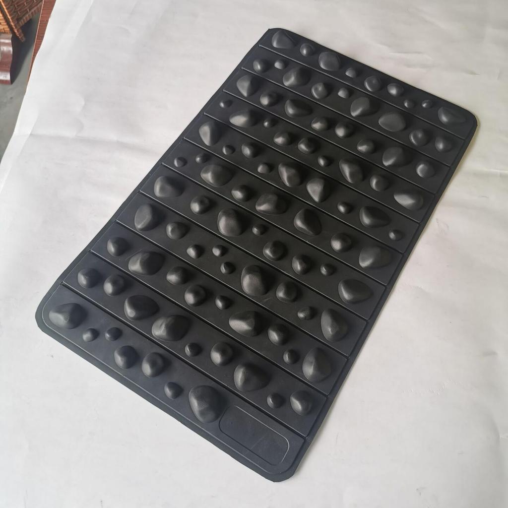 [txejgi] ผ้าห่มนวดเท้า Pavement Cushion Pavement Walk เลียนแบบ Cobblestone