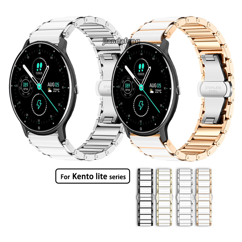 สายโลหะโลหะผสม miciking สายนาฬิกาแฟชั่นเซรามิกสําหรับนาฬิกา KENTO LITE ZL02 ZL02D Z12