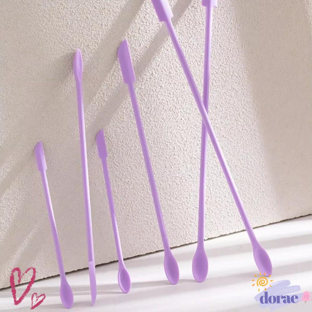 DORAE 3 ชิ้น/เซ็ตขวดเปล่า Scraper, ซิลิโคน Double-Headed Foundation Scraper, Creative Reusable ทําความสะอาดง่ายเป็นมิตรกับสิ่งแวดล้อมขวดโลชั่น Scraper Face Application