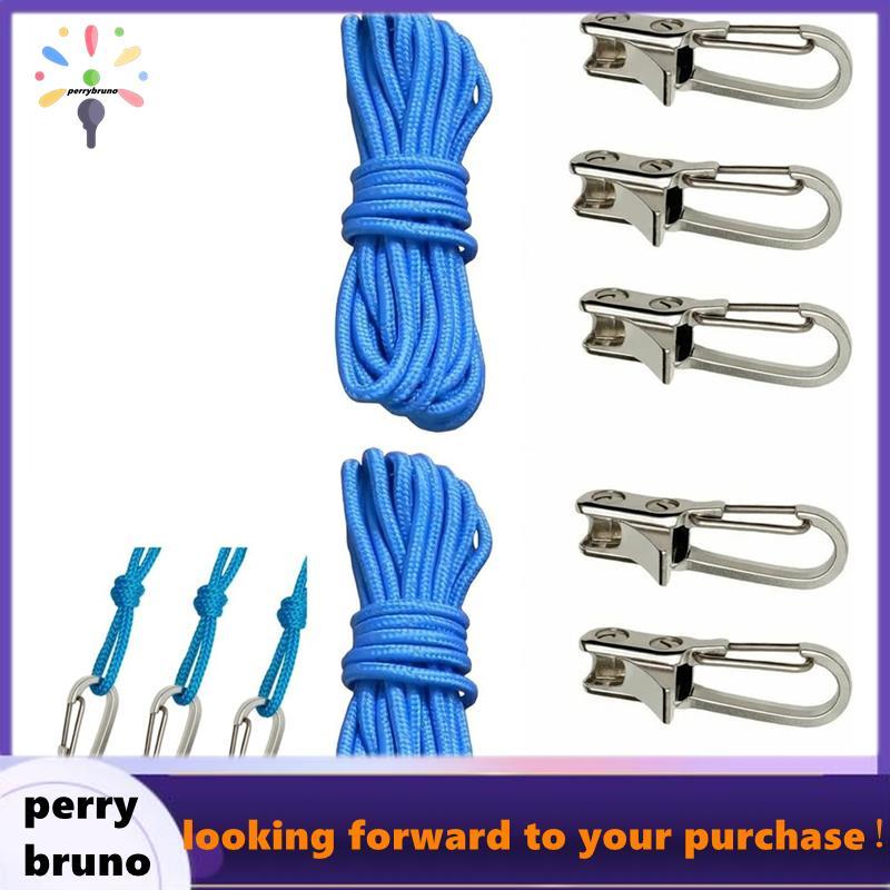 ชุดกระชับ Paracord ปรับได้ 6 แพ็ค Cam Lock Lashing เชือกสําหรับ Secure Tying, Camping, Tarps, Canopy
