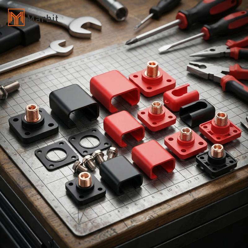 Marbit 100-150A High Current Energy Storage Terminal แบตเตอรี่ Connector Terminal Blo ติดผนัง Termin