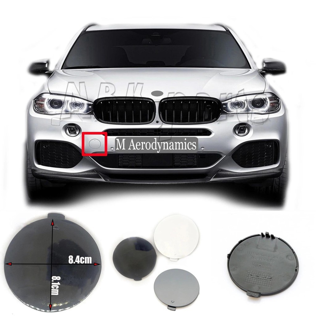 Fit 14-18 BMW X5 M-sport F15 25dX 28iX 30dX 35dX 35iX 40dX 50iX ฝาครอบลากด้านหน้า 51118060131อะไหล่ร