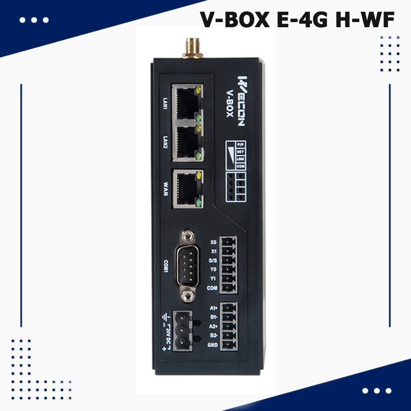 IoT Gateway WECON (V-BOX H-WF) คลาวด์ฟรี รองรับ PLC ทุกแบรนด์ คลาวด์ Scada เชื่อมต่อ API ต่างๆ (สินค