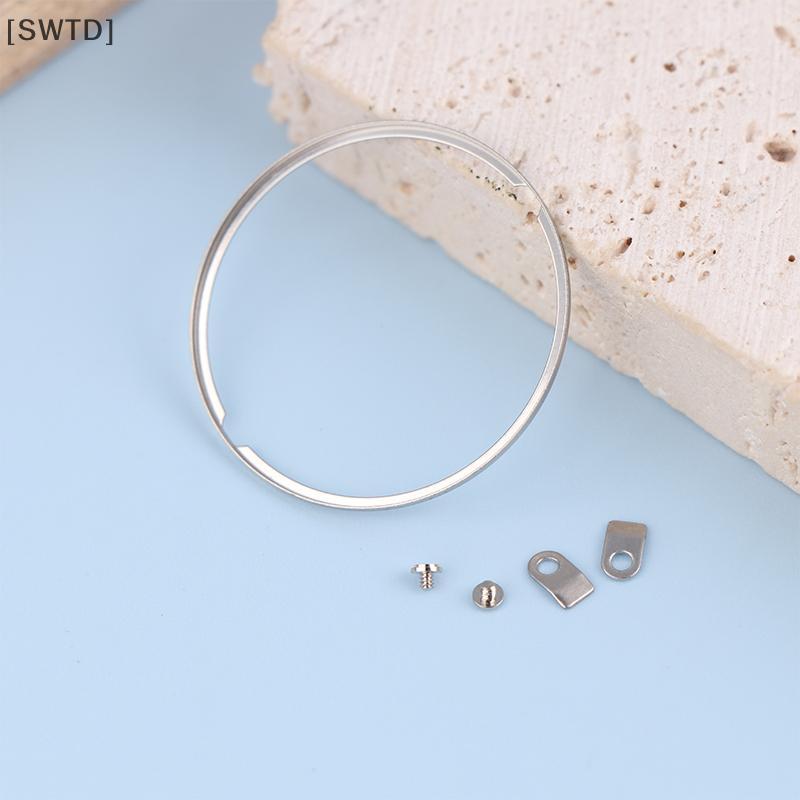 [SWTD] นาฬิกา Dial Spacer แหวนสกรูแท็บสําหรับ 2824/2836 วัสดุสแตนเลสมือถือ Dial แหวนสกรูเปลี่ยนชิ้นส
