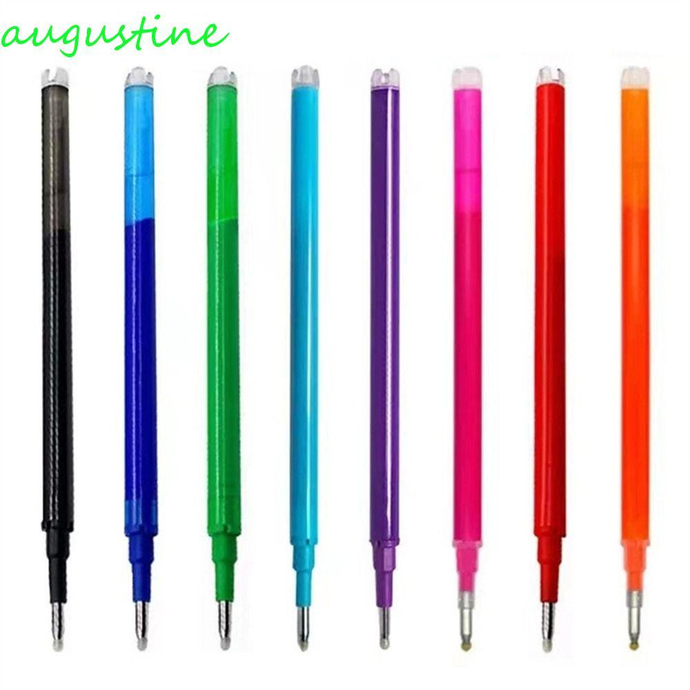 AUGUSTINE ไส้ปากกาลบได้, 0.7 มม.0.5 มม.เขียนเรียบแท่งเติมลบได้,อุปกรณ์สํานักงานเปลี่ยนได้หลากสีความจ