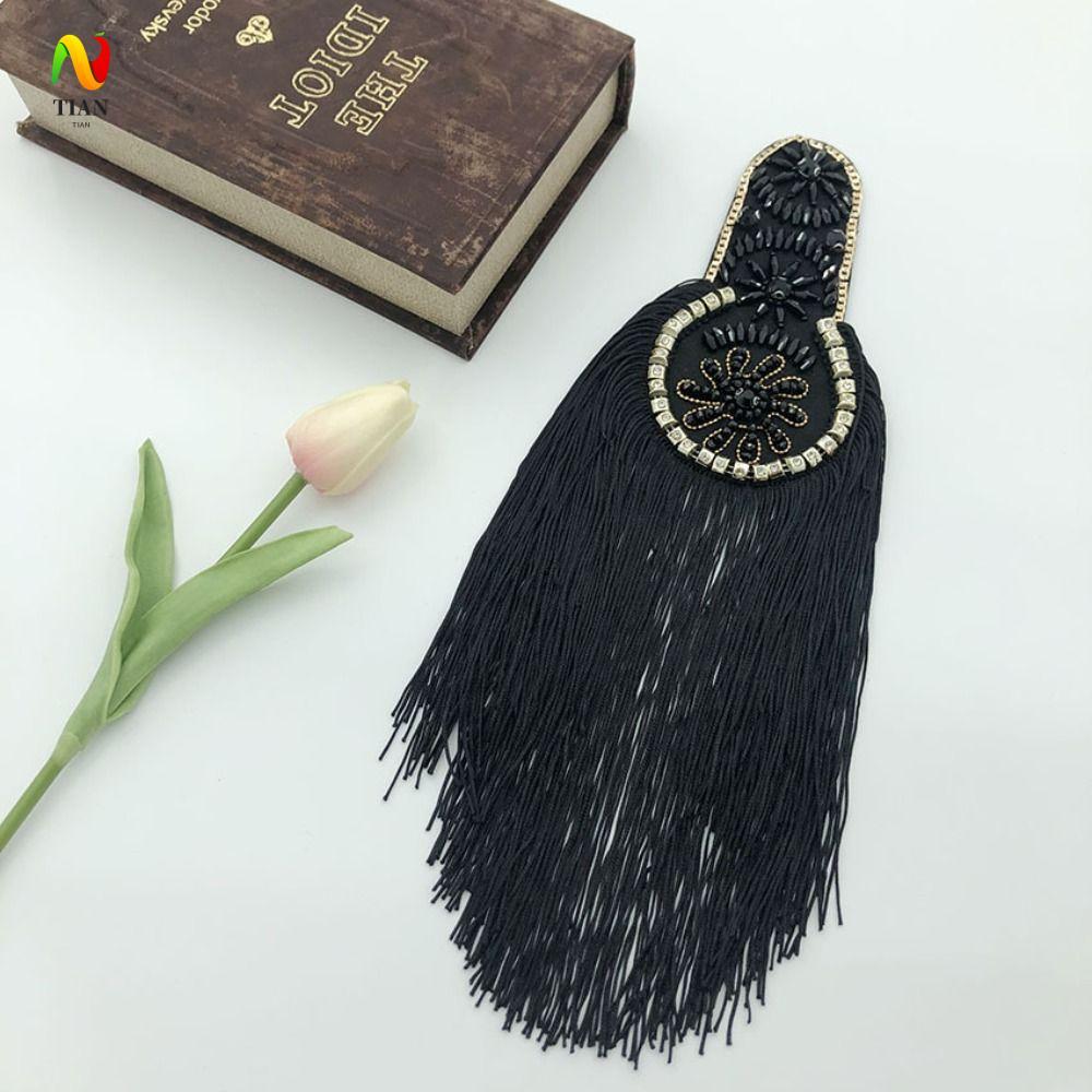 INQUIRY IMPACT พู่ Epaulette, Pin Breastpin เข็มกลัดไหล่, ประณีต Cool DIY Vintage เข็มกลัด Epaulette