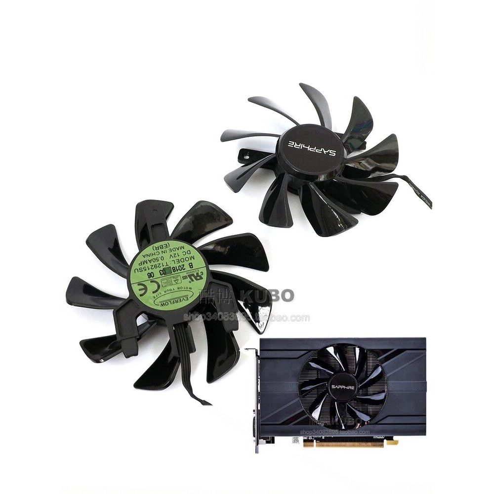 พัดลมการ์ดกราฟิก Sapphire RX470D รุ่น Platinum RX570 ITX R9 370 ใหม่ล่าสุด