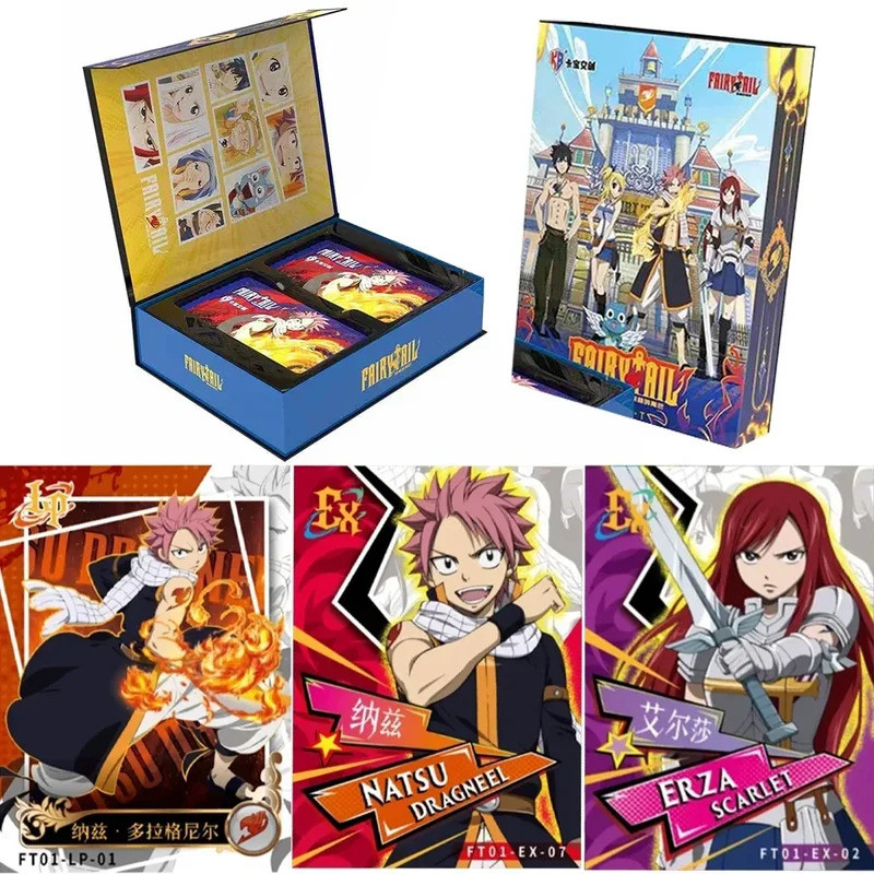 FAIRY TAIL Card Endless Adventure Magisters Gild Dragneel Laxus Dreyar อะนิเมะอุปกรณ์ต่อพ่วงเกมคอลเล