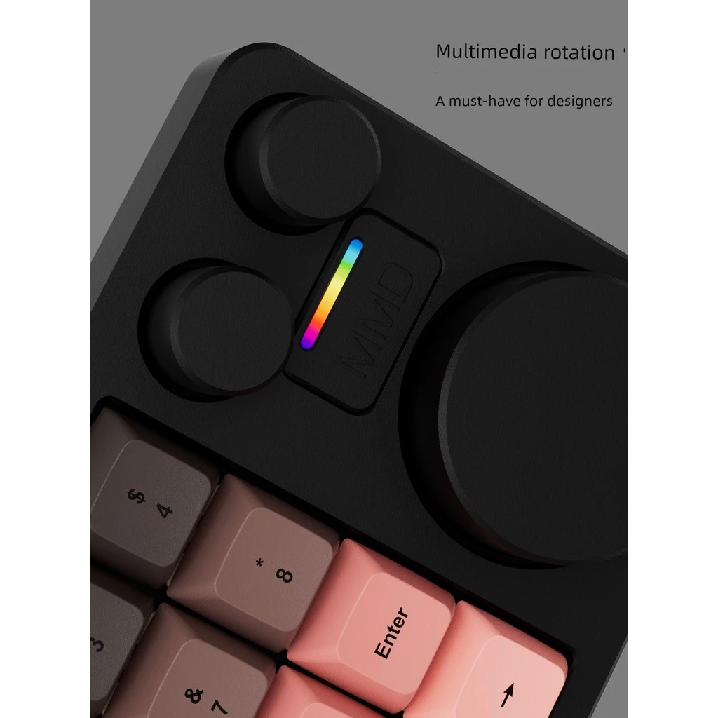 คีย์บอร์ดไร้สาย MMD KM16Pro สามโหมด อลูมิเนียม thumbnail 4