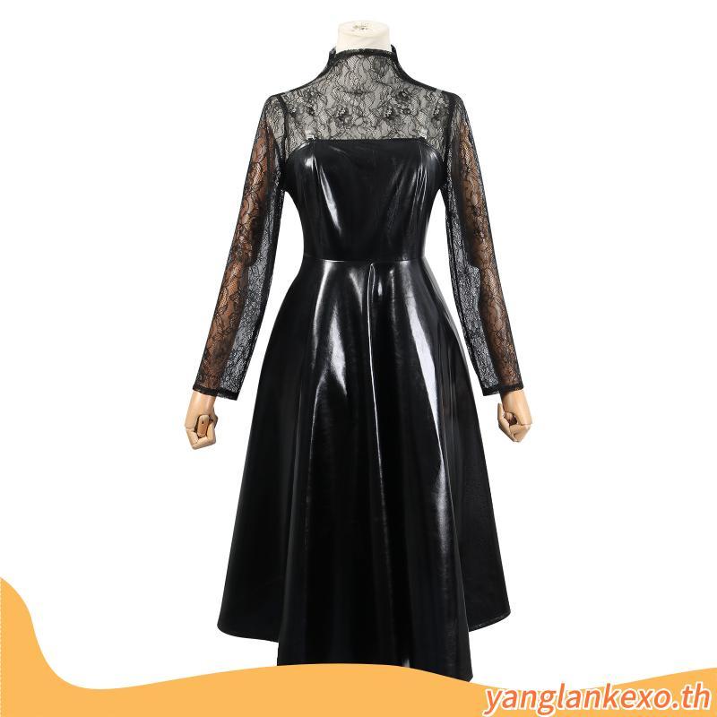 สั่งซื้อนางสาว Osaragi คอสเพลย์อะนิเมะ Sakamoto วันมังงะสีดําชุด Roleplay เครื่องแต่งกายวิกผมฮาโลวีน