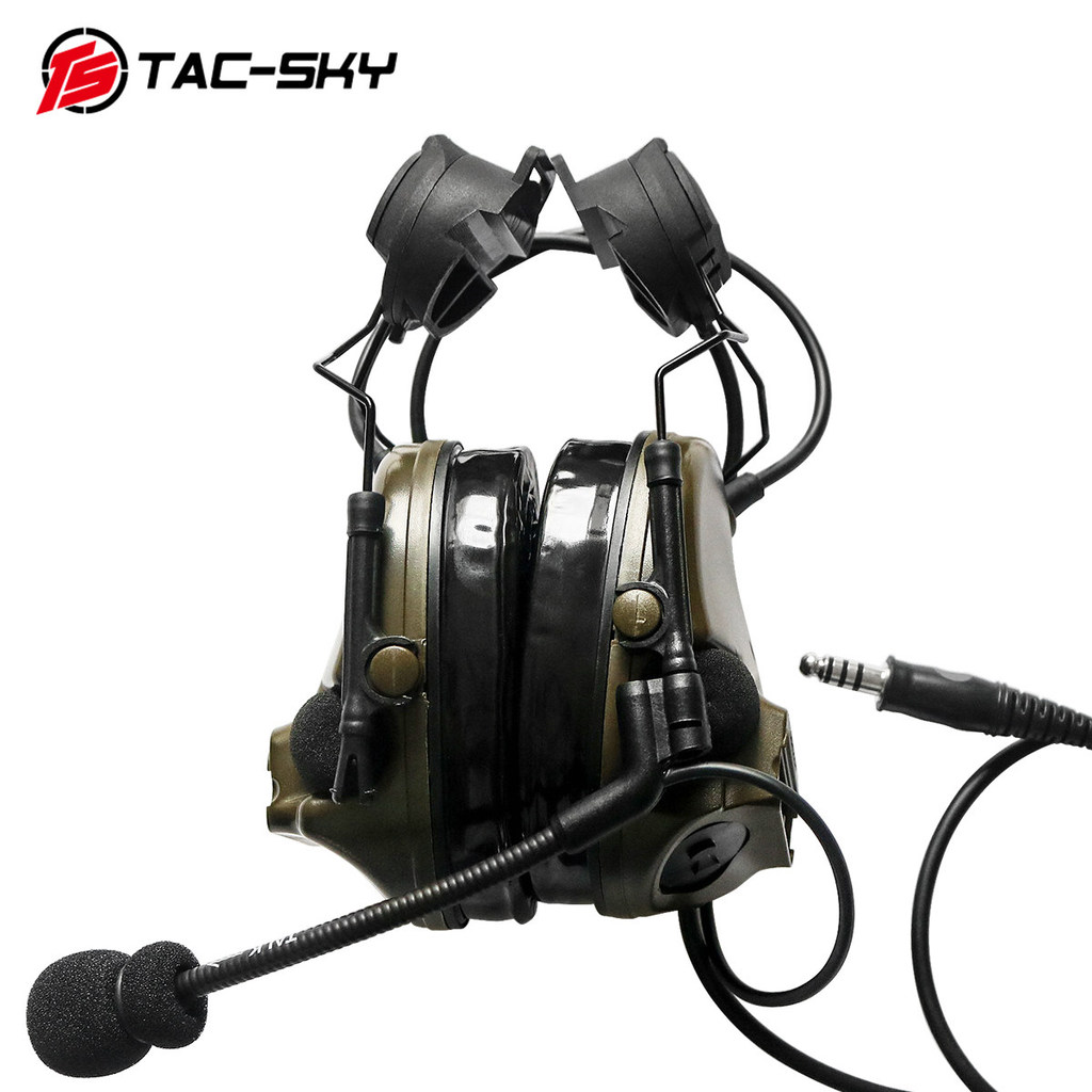 Tactical Sky Arc Rail Bracket รุ่น COMTAC III ซิลิโคนลดเสียงรบกวน สำหรับหูฟัง FG