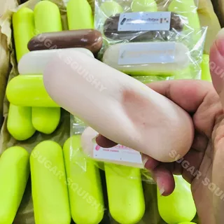 STARX 6 สีแถบยาว Thumb Rice Cake Squishy ของเล่น - Mochi Bun Slow Rebound Squishy - ความเครียดบรรเทา Super Soft & Moist | ของขวัญสําหรับเพื่อน เด็ก เด็กหญิง เด็กชาย