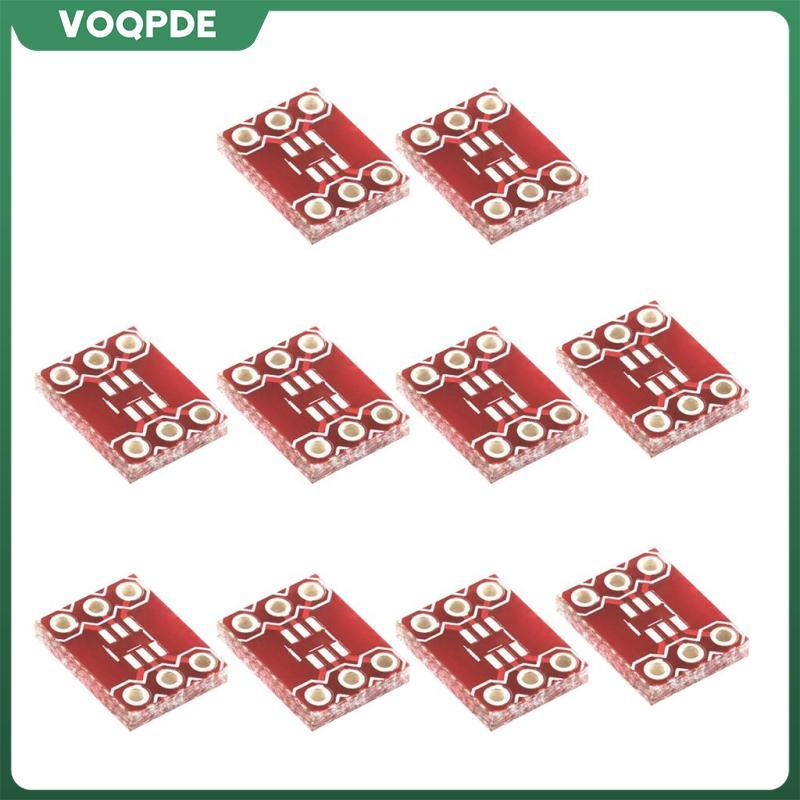 [voqpde] 10 ชิ้น 6 พิน SOT23 เป็นอะแดปเตอร์ DIP PCB ซ็อกเก็ตการทดลองแปลงบอร์ด