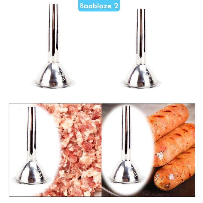 [baoblaze2] Sausage Stuffer Sausage Filling Tool Chorizo Maker เนื้อสแตนเลสแบบพกพา