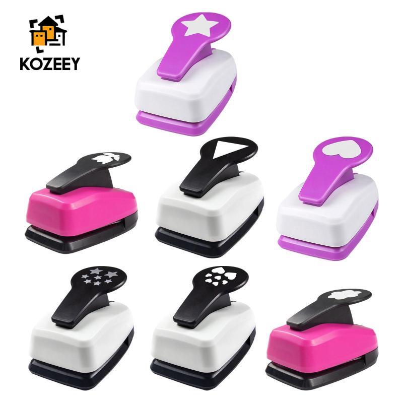 [KOZEEY] Craft Paper Punch Paper Puncher Small Manual Hole Puncher Cutter for Handmade Crafts Card M