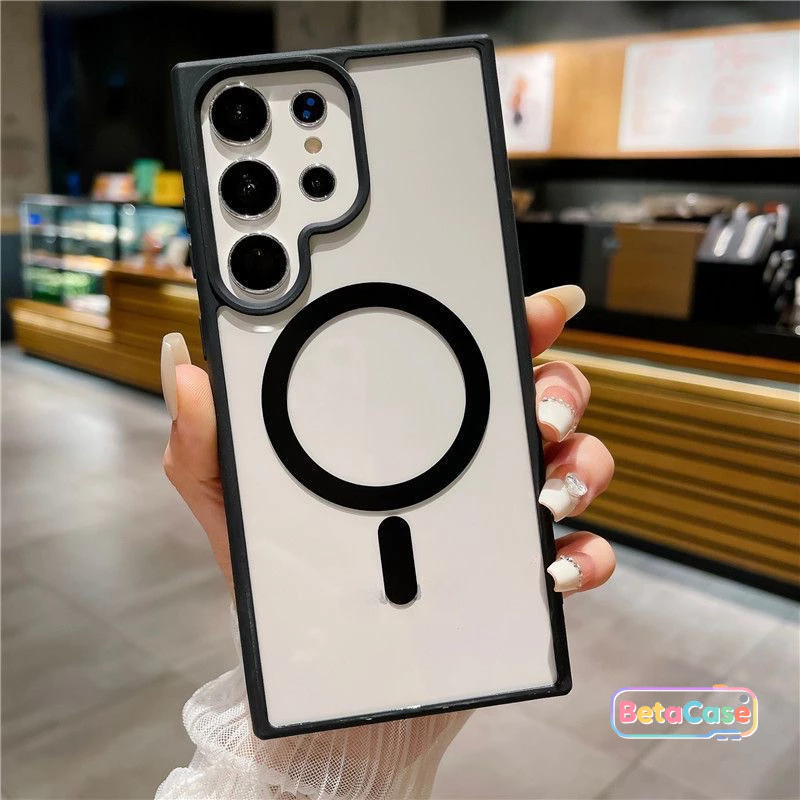 Phone Case For Samsung กันกระแทก ผิวด้าน เคสแม่เหล็ก เกรดพรีเมียม S26 S26U S26PLUS S25PLUS S25U S24U S23 S23U S22 S22U