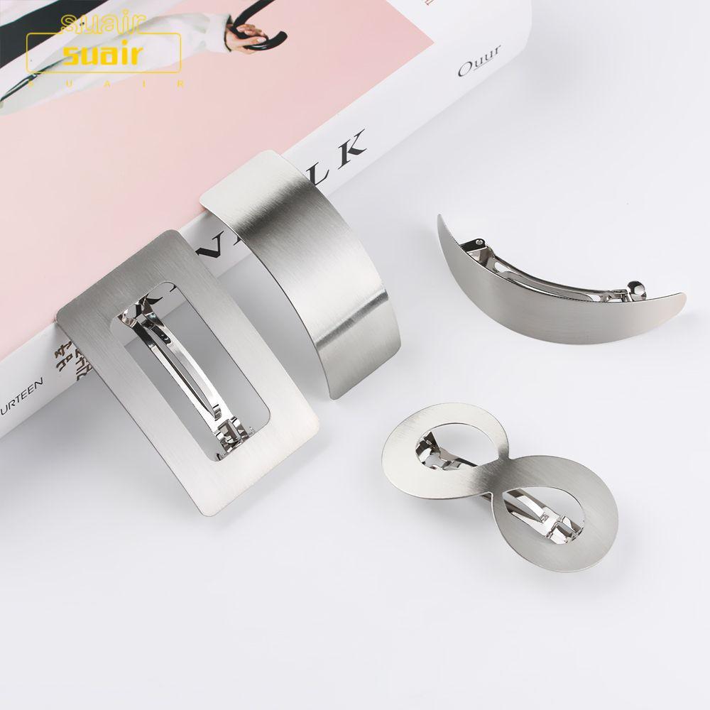 SUAIR Horsetail Clip แฟชั่น Barrettes Metal Hairgrips