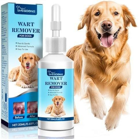 SHIUMORE Dog Wart Remover: 20ML Dog SkinTag Removal, Natural Dog Wart Removal Treatment, Rapidly ขจั