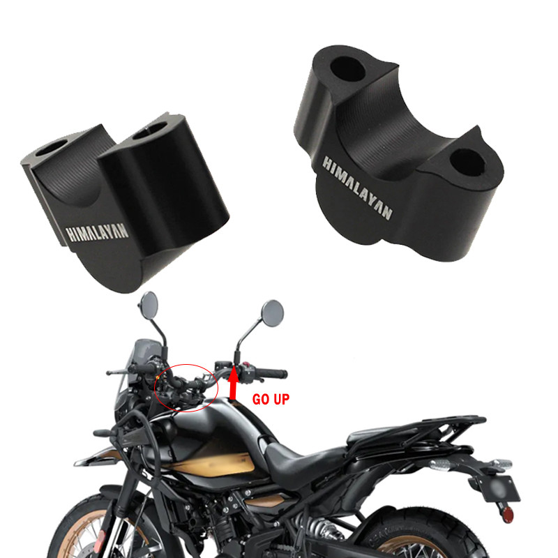 Fใหม่HIMALAYAN 450 รถจักรยานยนต์Handlebar Riser Mount Handle Bar Clamp RiseขยายAdapteสําหรับHimalaya