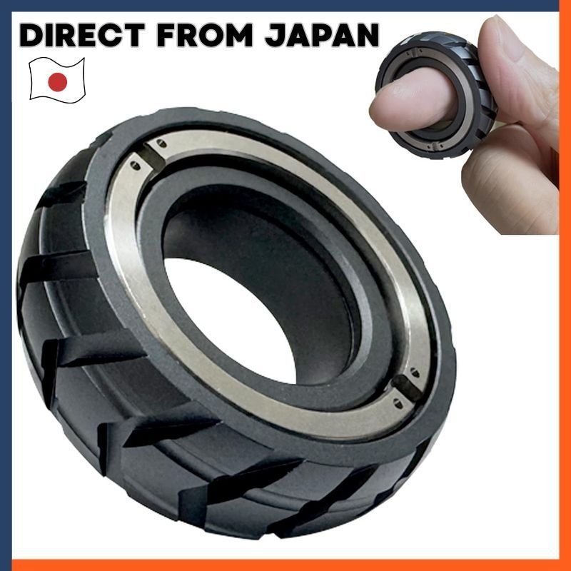 Fidget Slider Fidget Toy Ring Desk Toy Stress Relief Gift Gold Aluminum