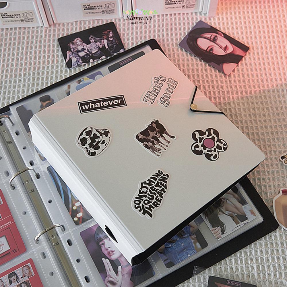 อัลบั้มภาพ STARYSWAY, หน้าด้านใน 25/50 ชิ้นพร้อมที่ใส่ Baffle Photocard, การ์ด A4/A5 ความจุขนาดใหญ่รวบรวมหนังสือรูปภาพไอดอล