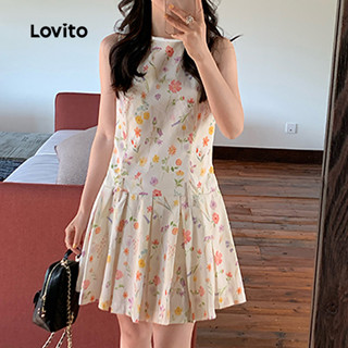 Lovito เดรสสุดน่ารักสำหรับวันสงกรานต์ เดรสลำลองเรียบง่ายสำหร…