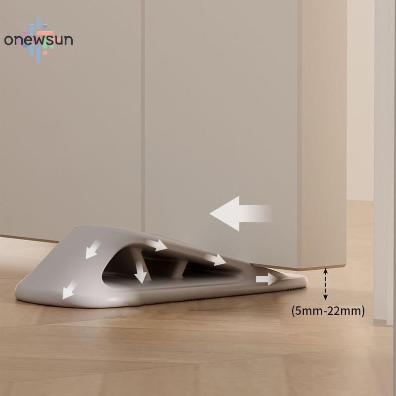 Onew ซิลิโคน Doorstops กันลม พับเก็บได้ กันชนประตูแบบพับเก็บได้ ป้องกันชนกัน ไม่ต้องเจาะ